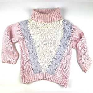 Vintage Hand Knit Chunky Sweater Size M